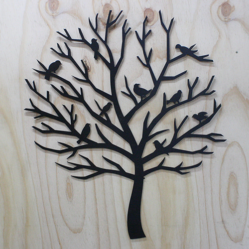 포맥스 나무와 새 (블랙)